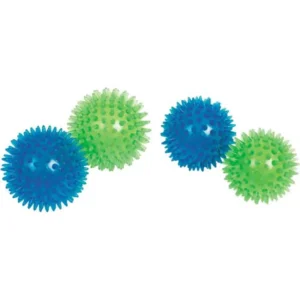 Met de massage bal, bied je tactiele prikkels aan en stimuleer je het verwerken van tactiele informatie en het omgaan met aanrakingen.