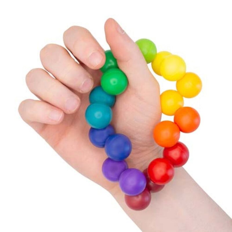 Eindeloos friemelen of maak een patroon met deze fidget balls. Draagt bij aan verminderen van spanning en stress