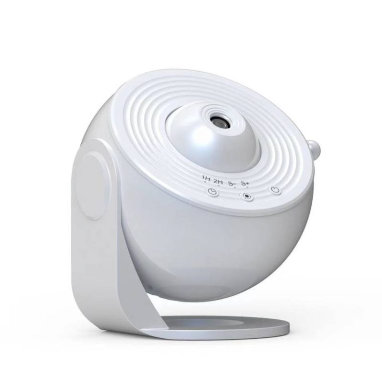 Galaxy Projector met 12 astronomische slides die sterrenstelsels en planeten projecteren op muren of plafonds, inclusief instelbare rotatie, focus en timer, ideaal voor educatie, decoratie en ontspanning
