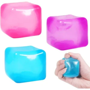 Squishy Cube sensorische fidget kubus voor stressvermindering, focus en ontspanning, geschikt voor kinderen en volwassenen