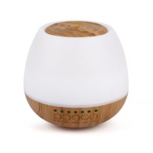 Aroma diffuser en speaker voor zintuiglijke stimulatie bij kinderen, ondersteunt sensorische ontwikkeling en rustmomenten.