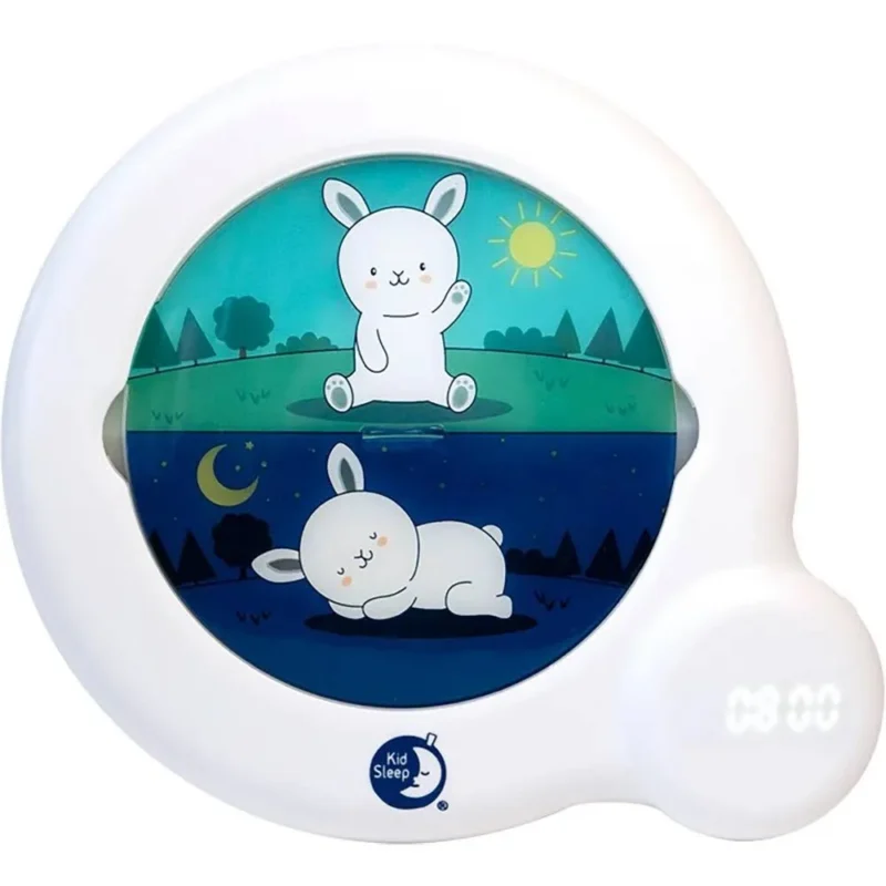 De Kid’Sleep Essential slaaptrainer helpt kinderen op een duidelijke en visuele manier begrijpen wanneer het nog slaaptijd is en wanneer ze mogen opstaan.