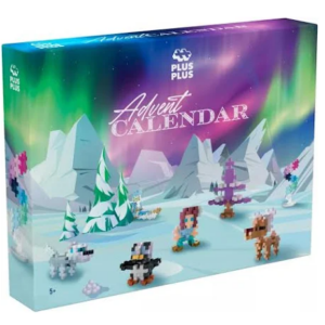 Ontdek elke dag een nieuw bouwavontuur met de Plus-Plus Advent Calendar. 25 dagen vol creatief plezier en een magisch noorderlichtverhaal van de Kerstman.