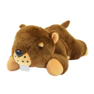 Ontdek de Touchimal Marmot: een superzachte, handgemaakte knuffel die reageert op aanraking met lieve geluidjes.