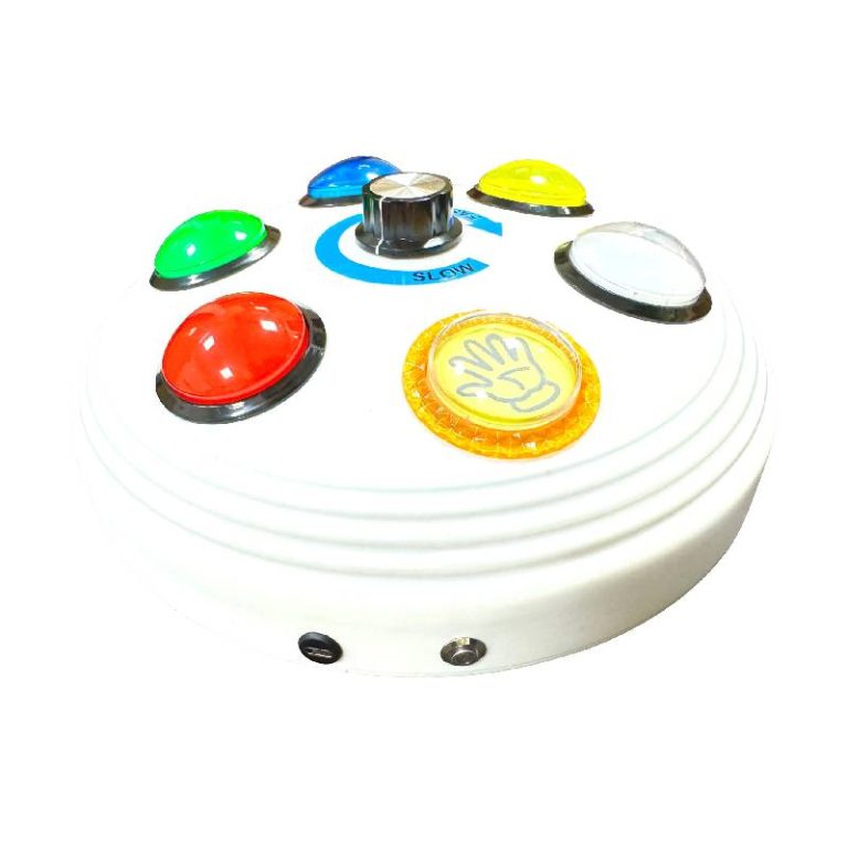 Controller met grote knoppen voor bubbelbuis geschikt voor kinderen