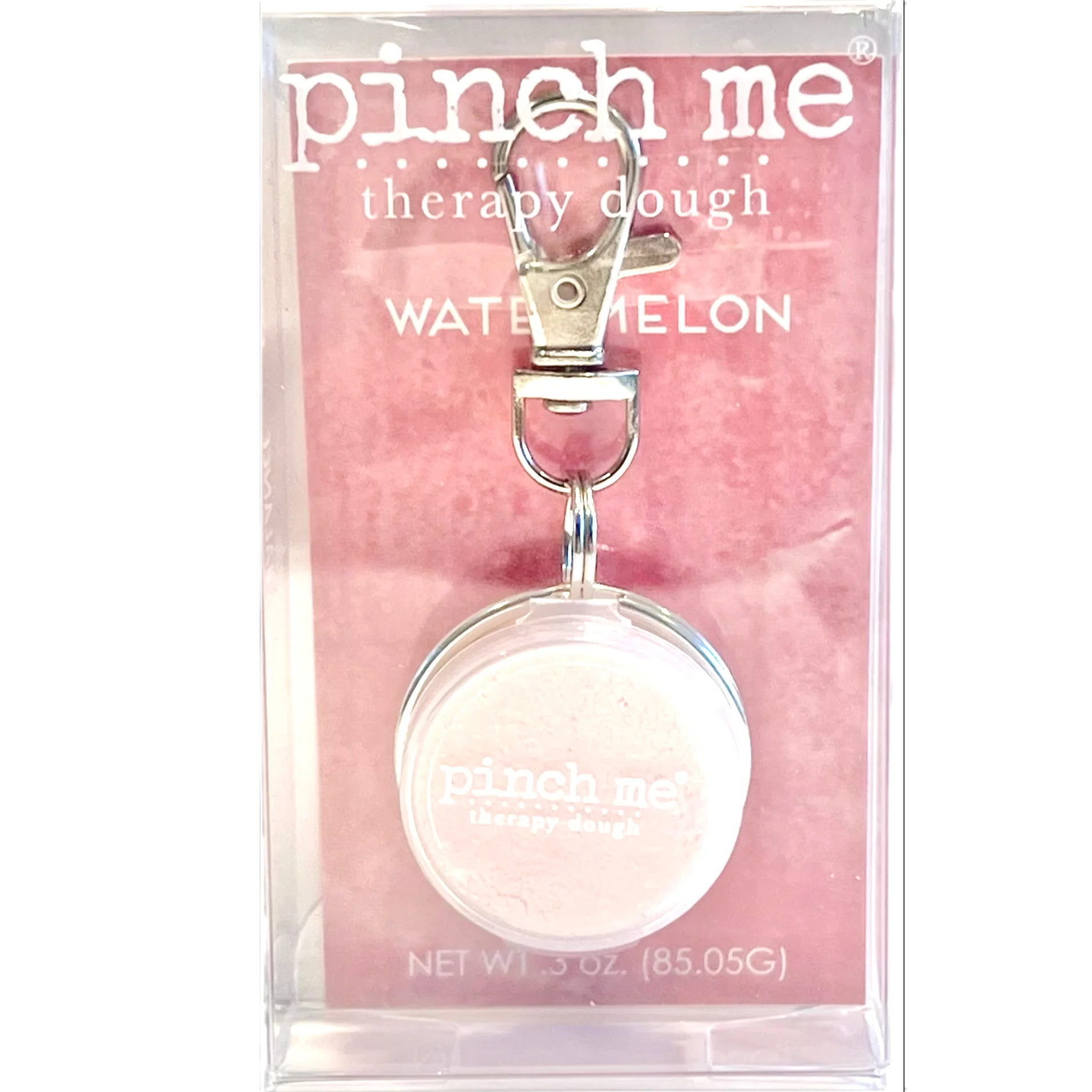 Pinch Me therapy dough clip-on met watermeloen geur voor rust en sensorisch gebruik