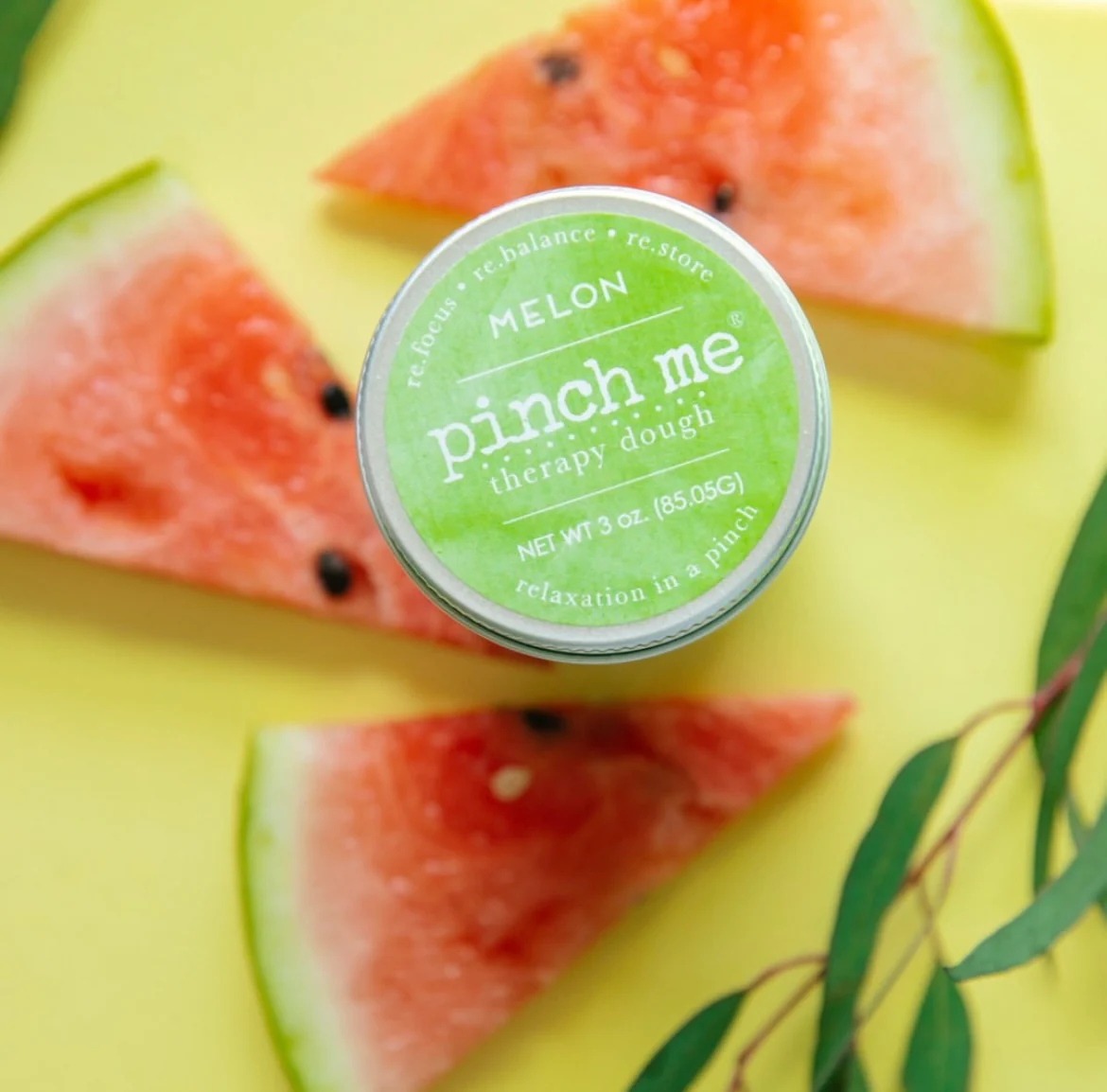 Pinch Me therapy dough meloen voor ontspanning en sensorisch kneden