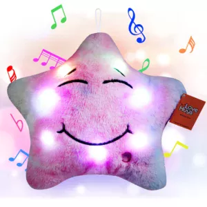 ster kussen met licht en met muziek voor kinderen met autisme