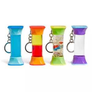 De mini druppelbanen zijn sensoriscghe flessen die je kind onderweg helpen de rust te vinden of om te gebruiken in de klas of tijdens een wachtmoment