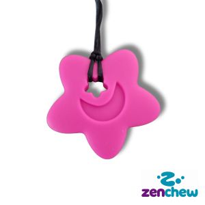 Bijtketting in de vorm van een ster, de zenchew star, van educadora webshop