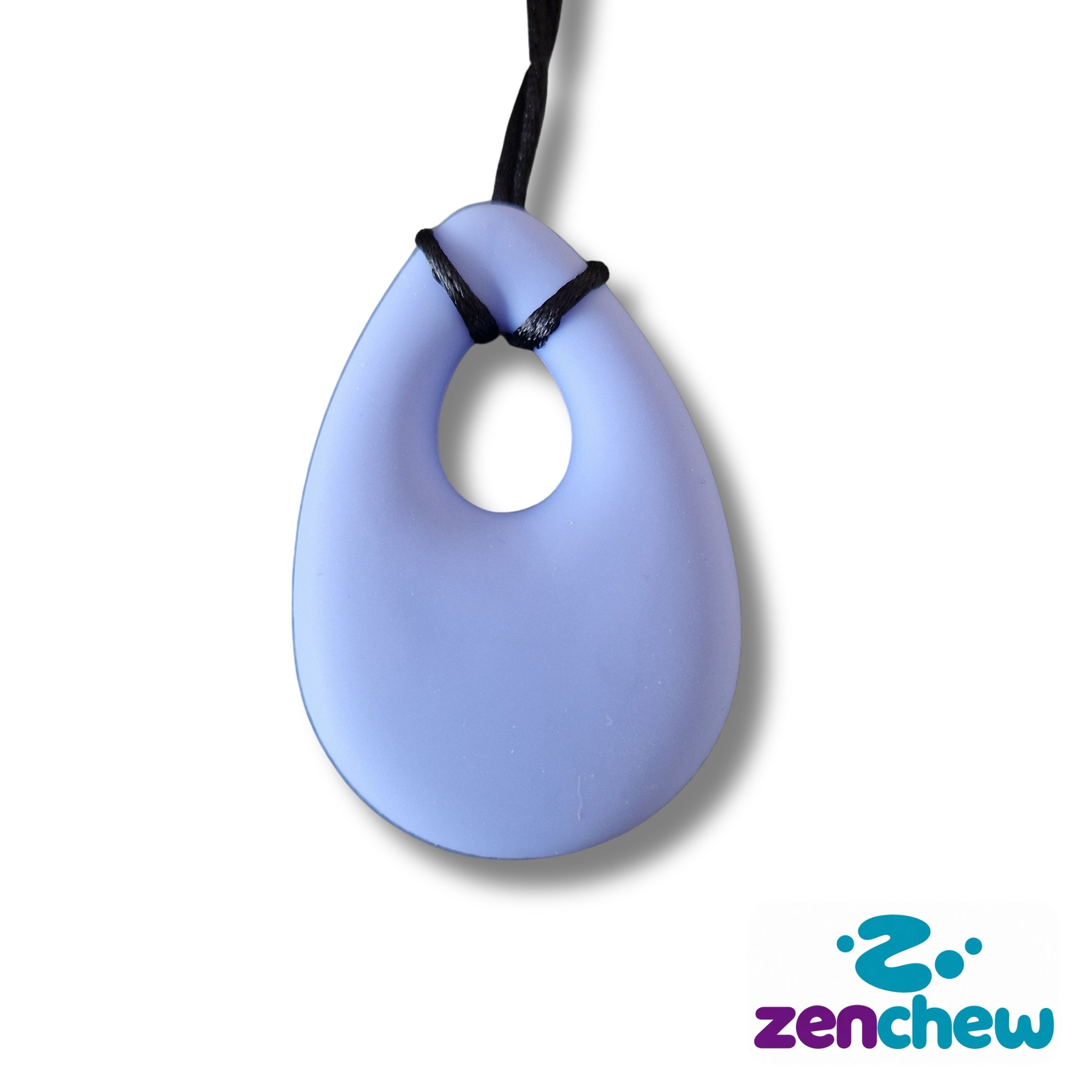 De ZenChew Drip bijtketting van Educadora combineert sensorische ondersteuning met een rustige, moderne uitstraling.