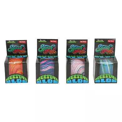 De Squishy Druppel Marble is een zachte, rekbare fidget die heerlijk in de hand ligt en een fijne sensorische ervaring biedt.